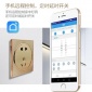 WiFi手机遥控定时插座面板一开五孔墙壁智能开关无线遥控开关插座